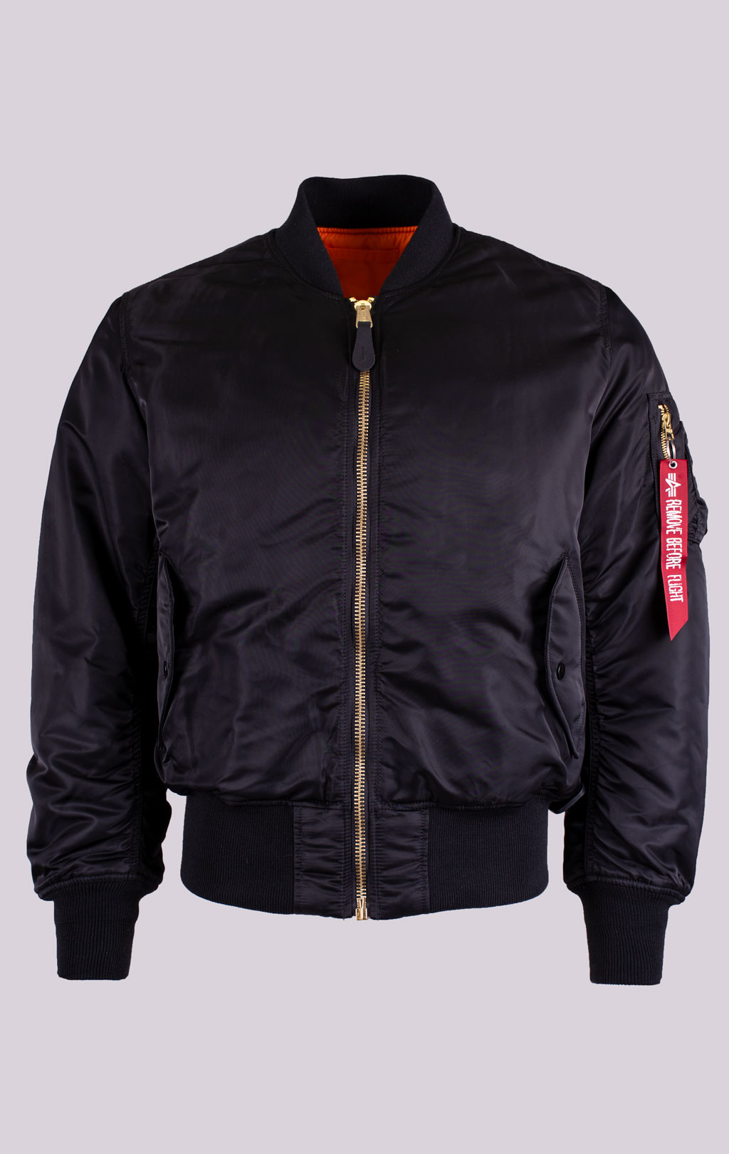 Бомбер ALPHA INDUSTRIES MA-1 black 