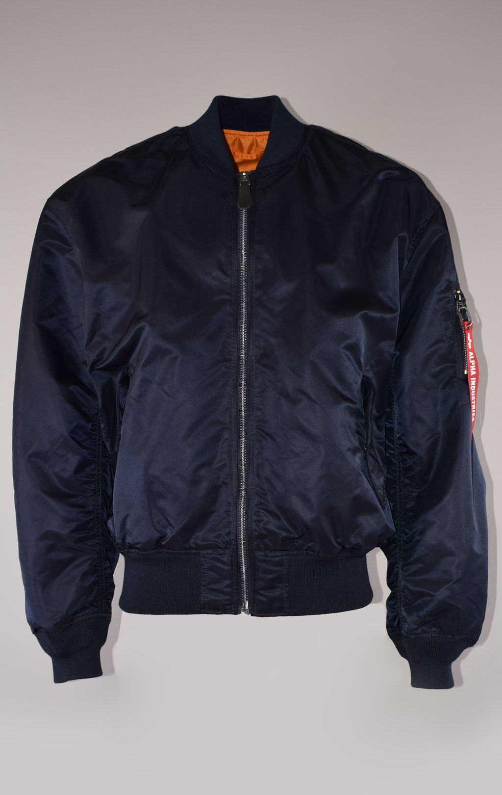 Ветровка-бомбер лётная ALPHA INDUSTRIES LOOSE FLIGHT JACKET L-2B SS 22 m replica blue 