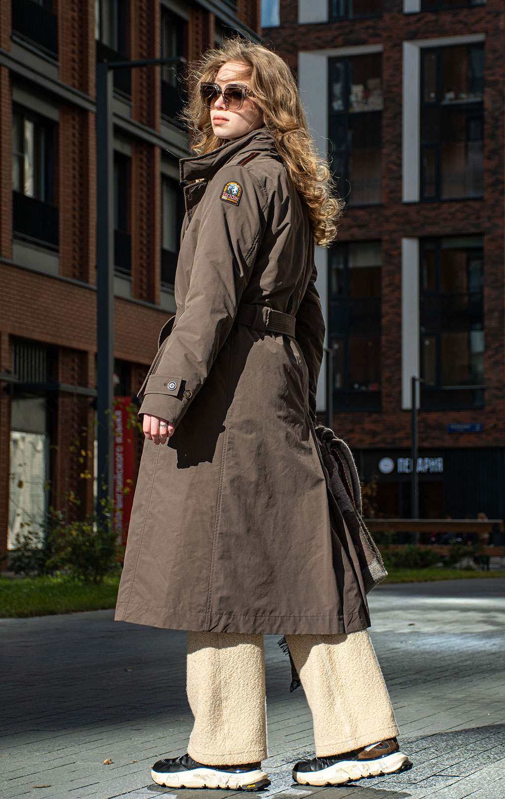 Женский плащ PARAJUMPERS KASSY FW 25/26 earth brown 
