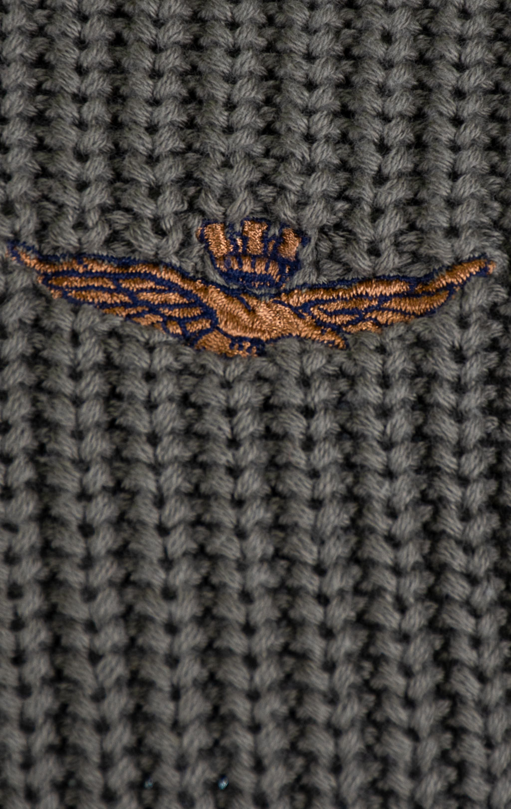 Свитер на пуговицах AERONAUTICA MILITARE FW 26/27/BR tea leaf (MA 1572) 