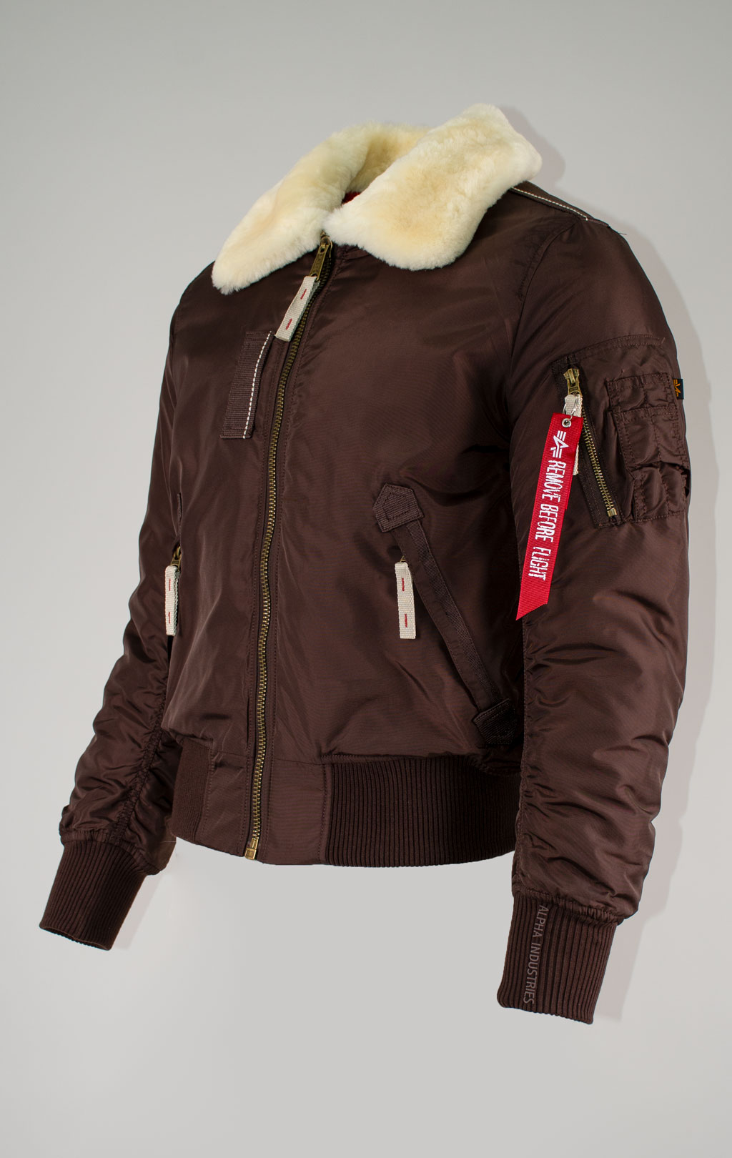Куртка-пилот ALPHA INDUSTRIES INJECTOR-III hunter brown 