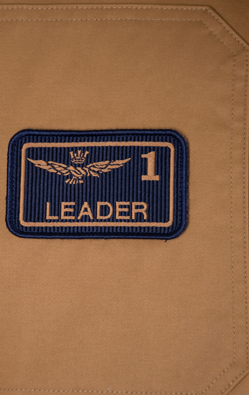 Куртка-пилот AERONAUTICA MILITARE FW 26/27/CN caffelatte/yellow curry (AB 3081) 