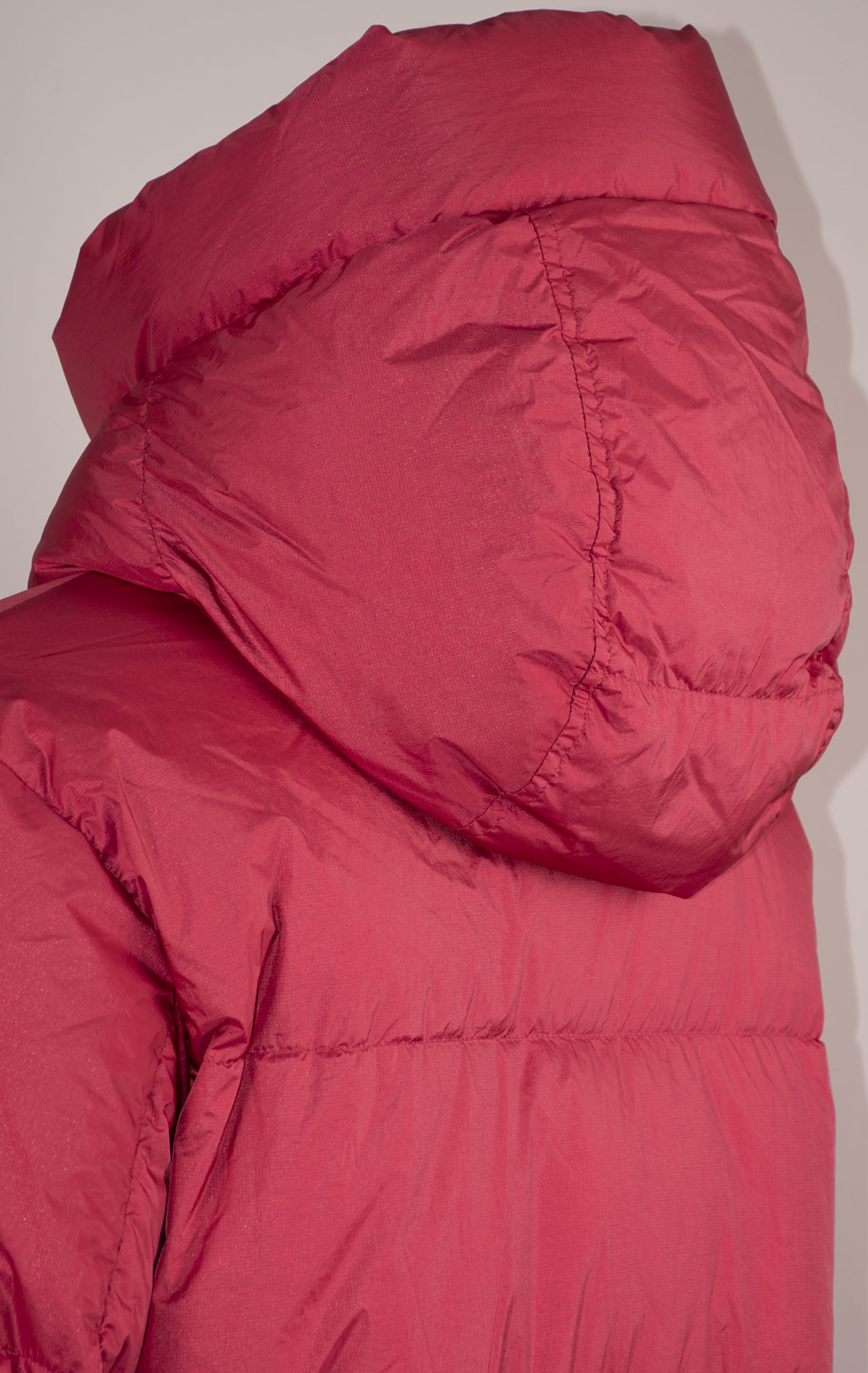 Женское пальто пуховое PARAJUMPERS SLEEPING BAG двустороннее FW 24/25 cerise-amarone 