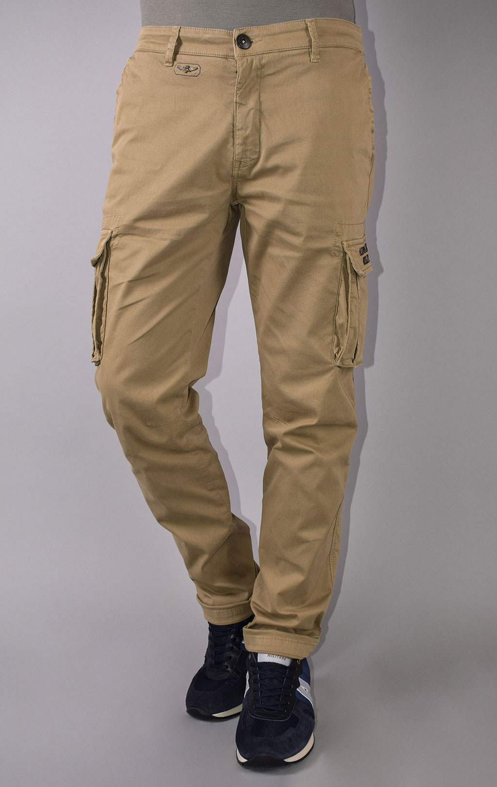 Брюки-карго AERONAUTICA MILITARE SS 20/AL khaki (PA 1329) 