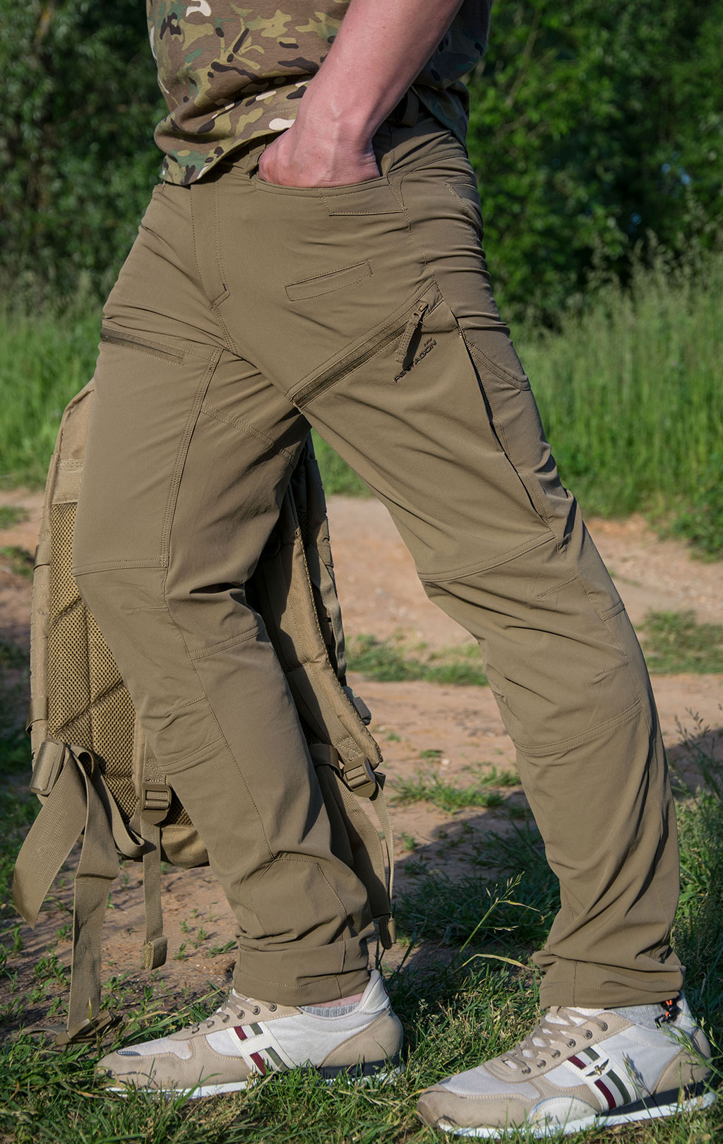 Брюки тактические Pentagon RENEGADE TROPIC полиэстер91%/эластейн6% stretch coyote 05047 