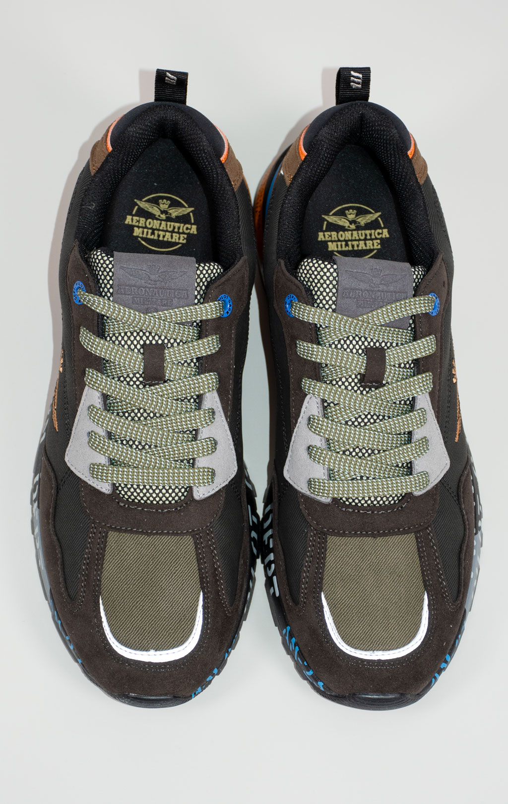 Кроссовки AERONAUTICA MILITARE (SC 0276) FW 25/26/CN multicolor/black/sabbia 