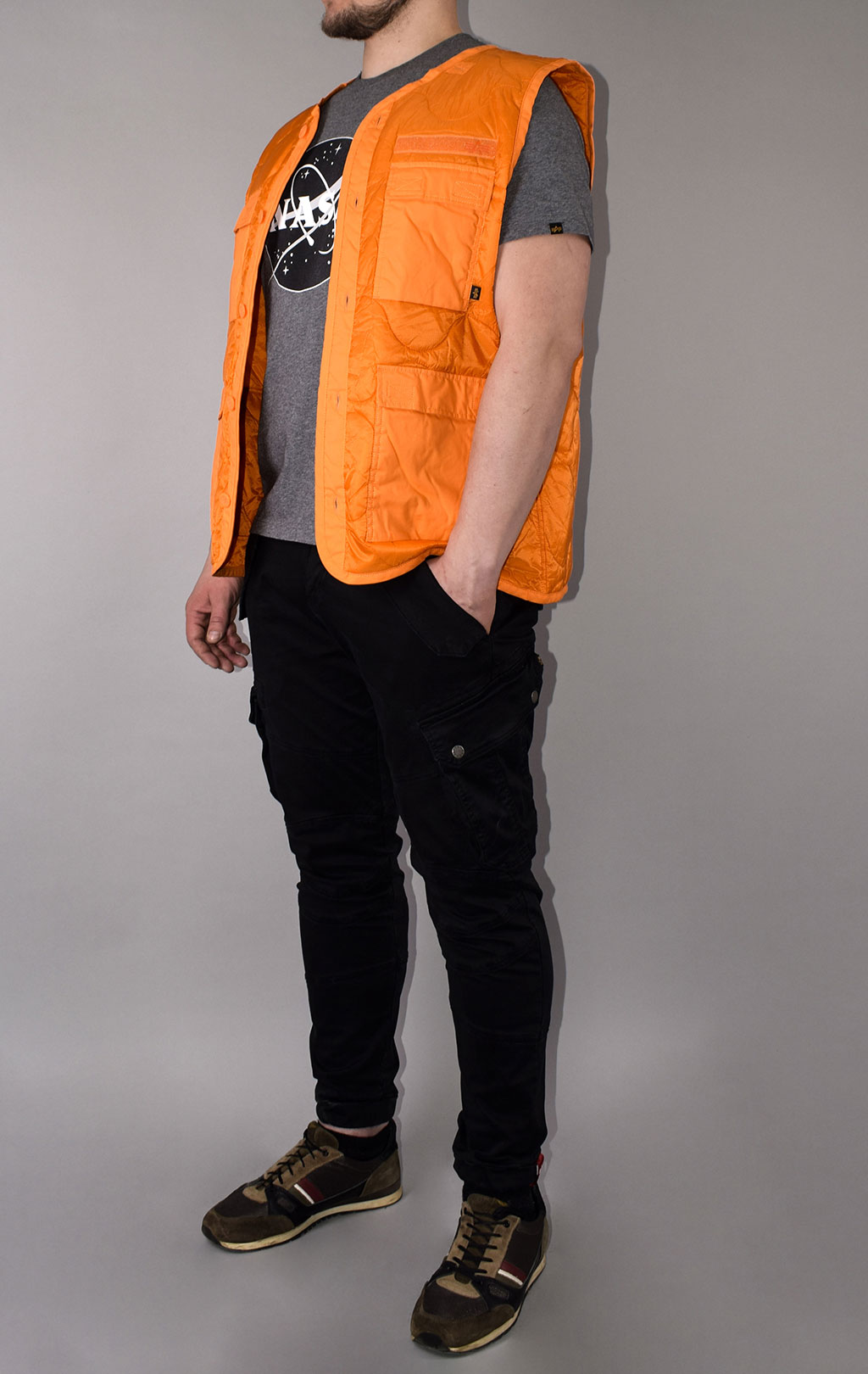 Куртка-жилет ALPHA INDUSTRIES ALS UTILITY VEST FW 21 m emergency orange 