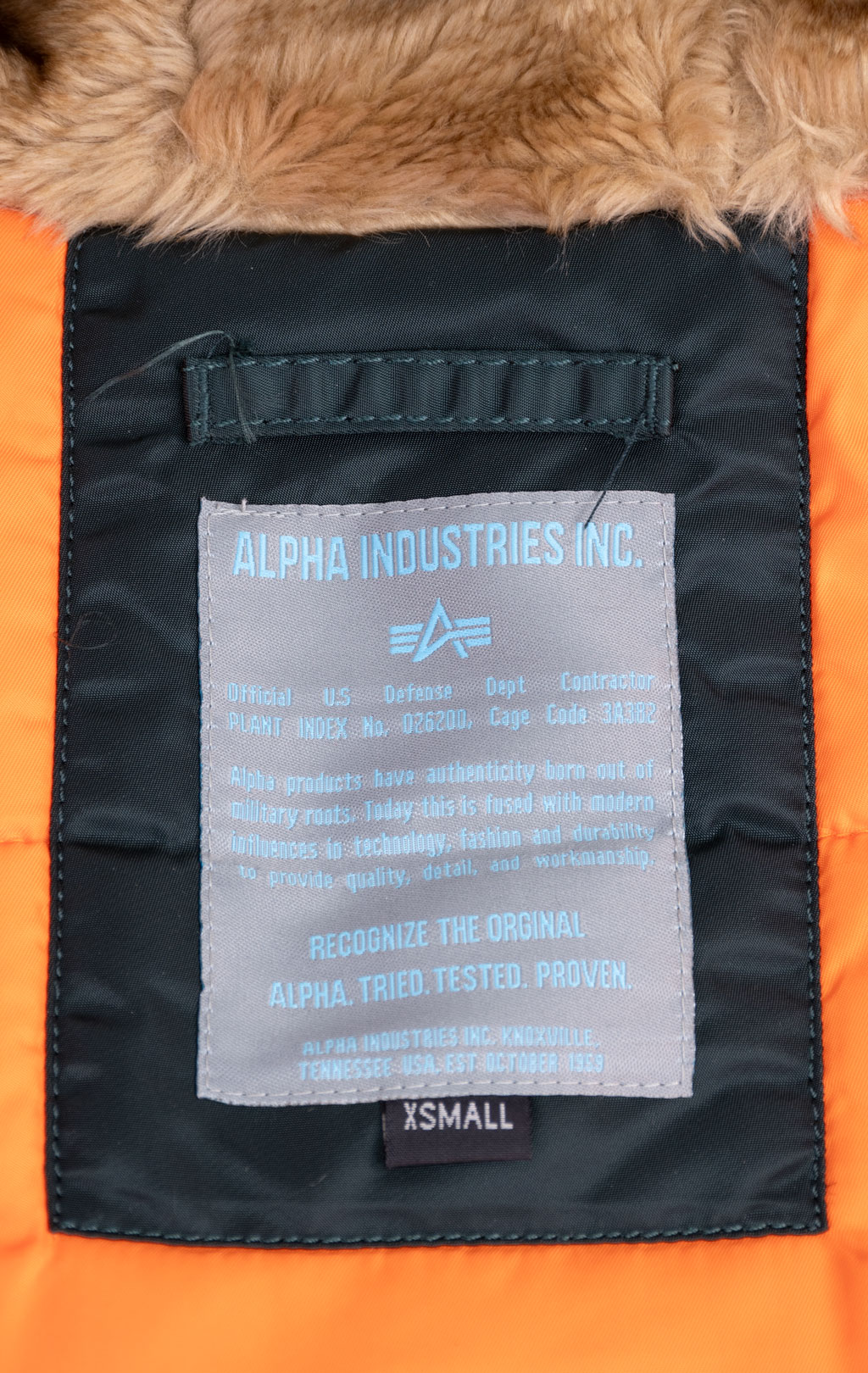 Женская аляска ALPHA INDUSTRIES VF 59 N-3B натур. мех petrol dark 