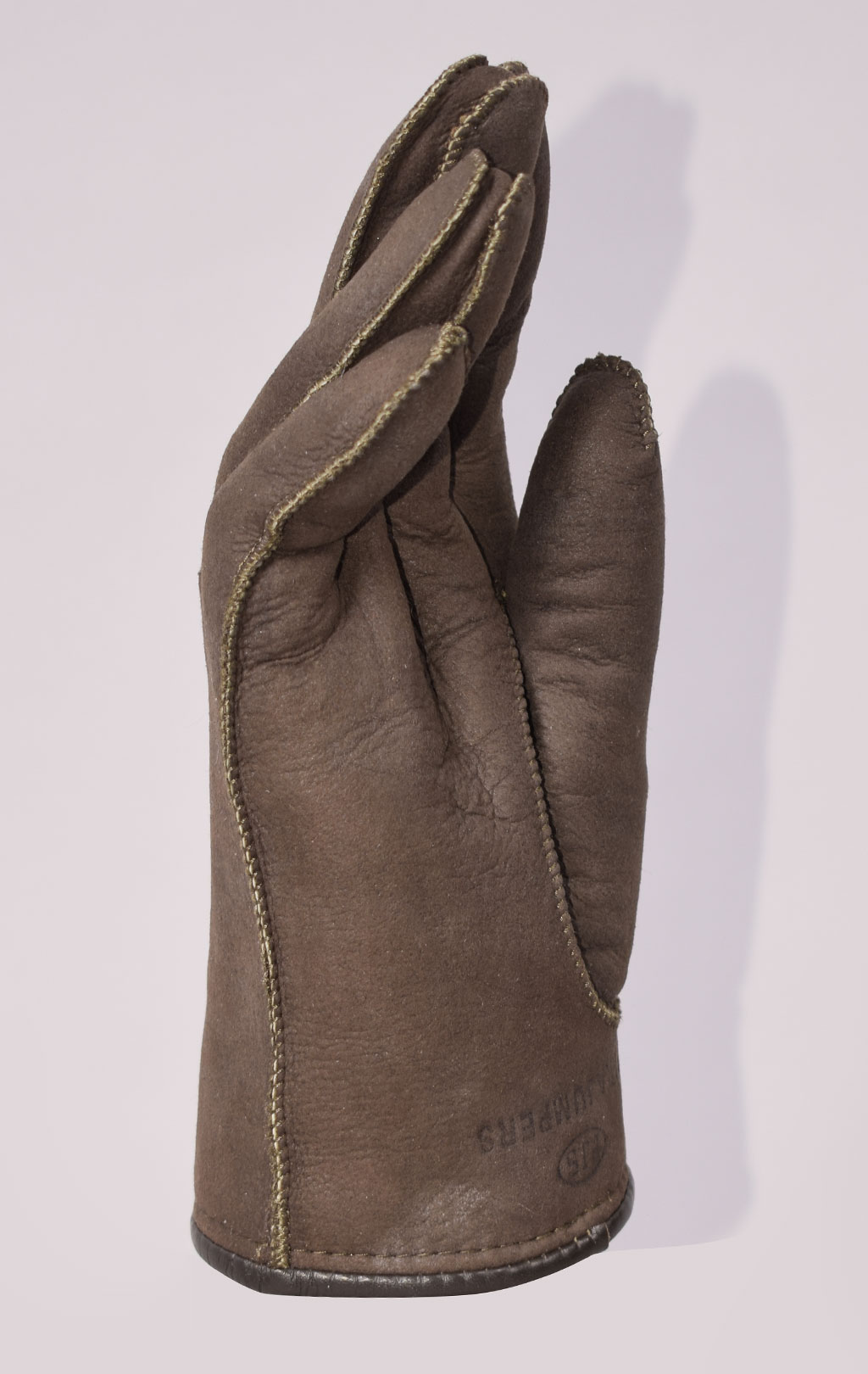 Перчатки PARAJUMPERS SHEARLING GLOVES овчина FW 23/24 tabacco 