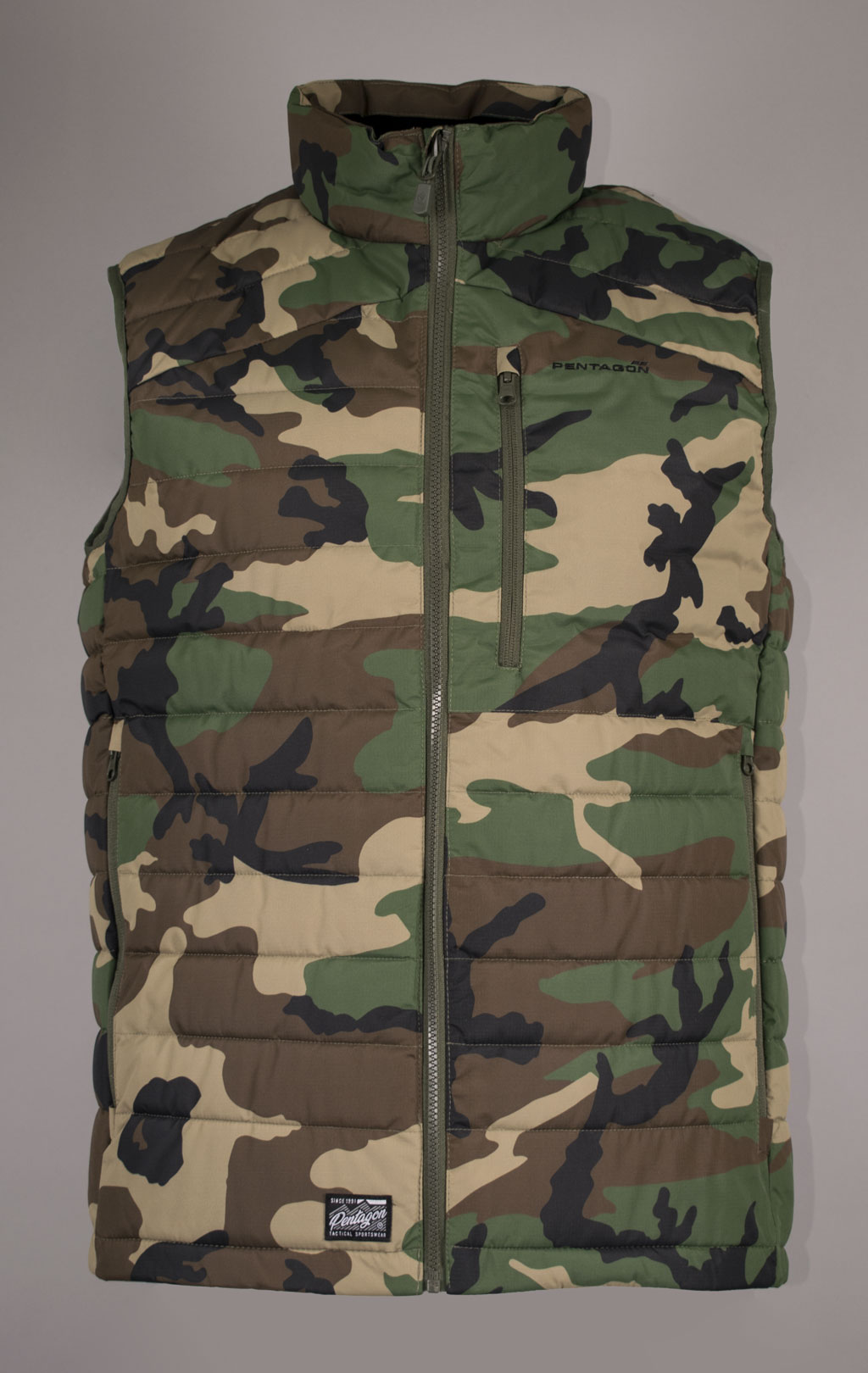 Жилет утеплённый Pentagon ARCADIAN нейлон MJC® SYSTEM camo woodland 04008 