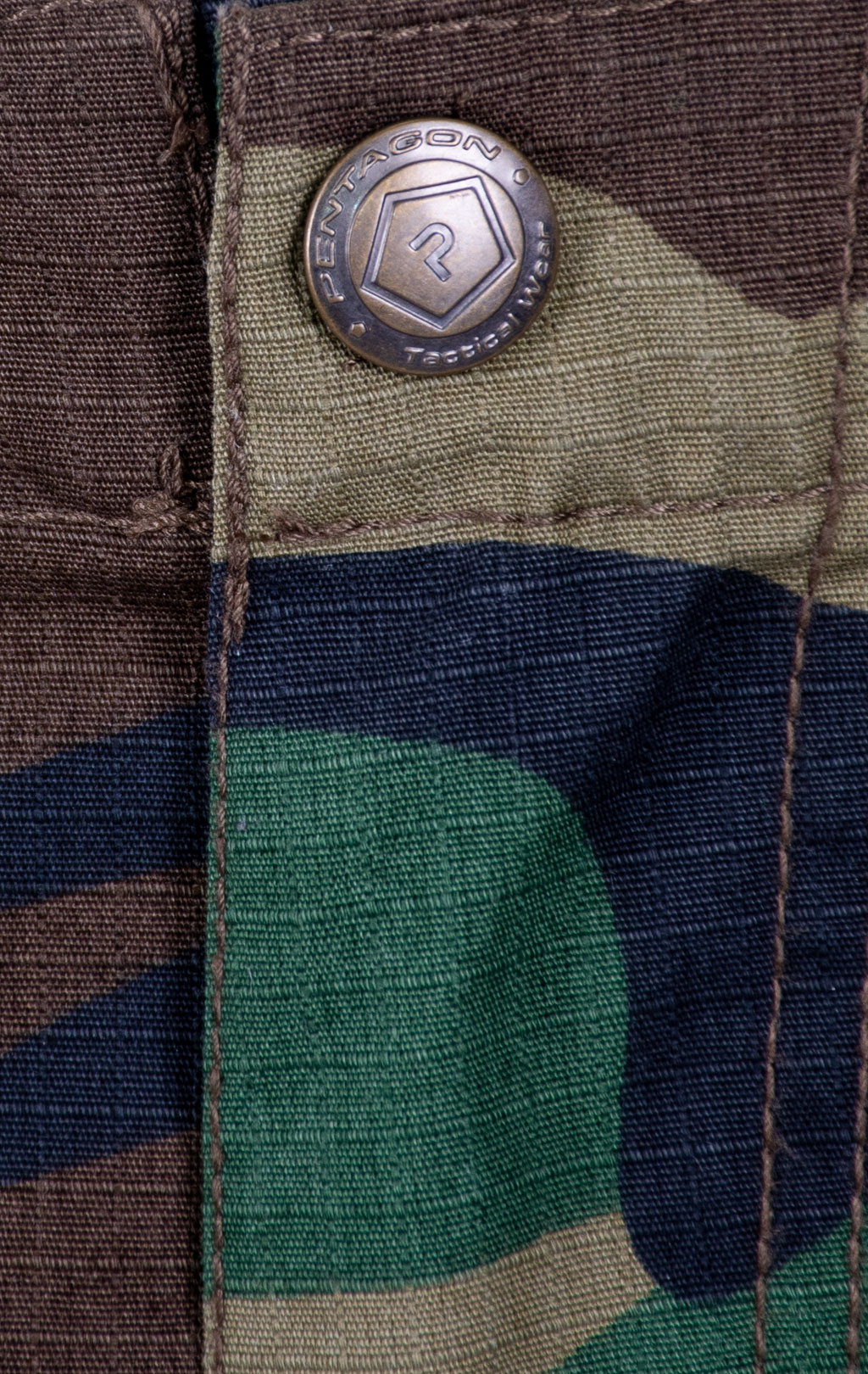 Шорты карго Pentagon BDU 2.0 big size хлопок35%/полиэстер65% Rip-Stop camo woodland(51) 05011 