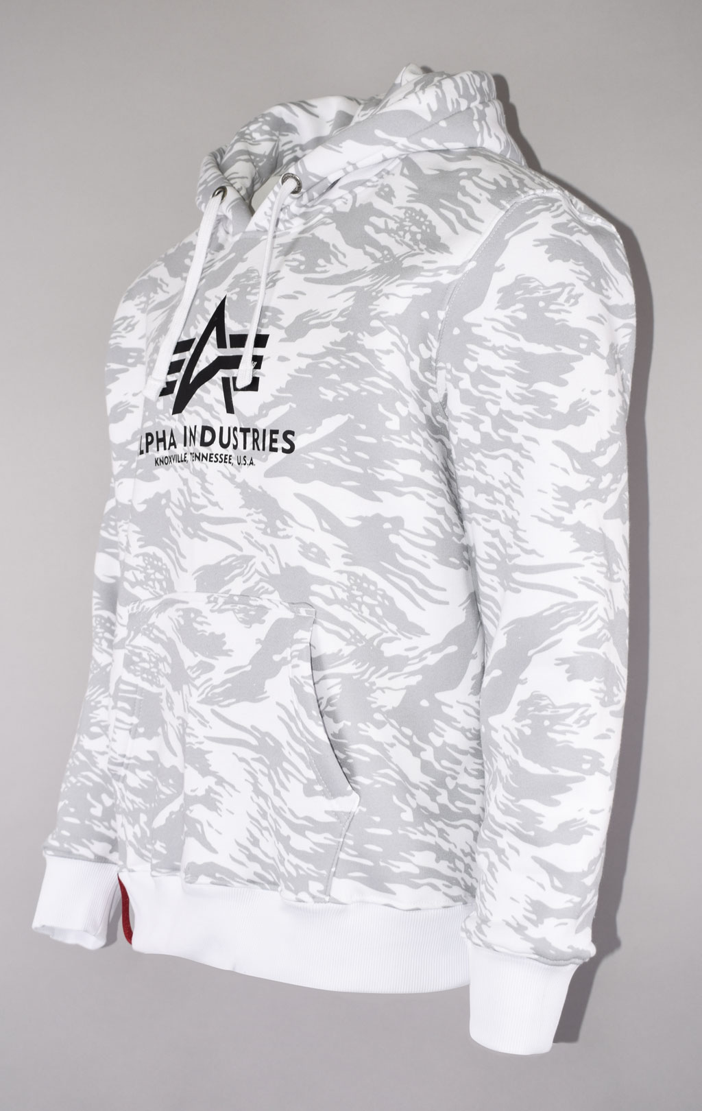 Толстовка ALPHA INDUSTRIES BASIC HOODY brushstroke white 