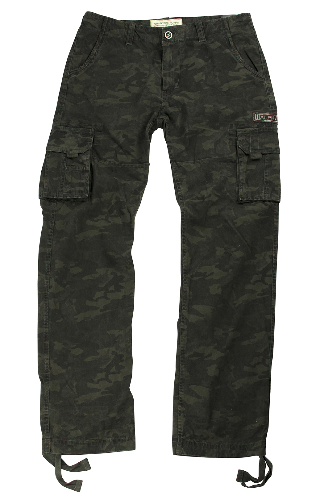 Брюки-карго ALPHA INDUSTRIES JET PANT big size black camo (#101212) 