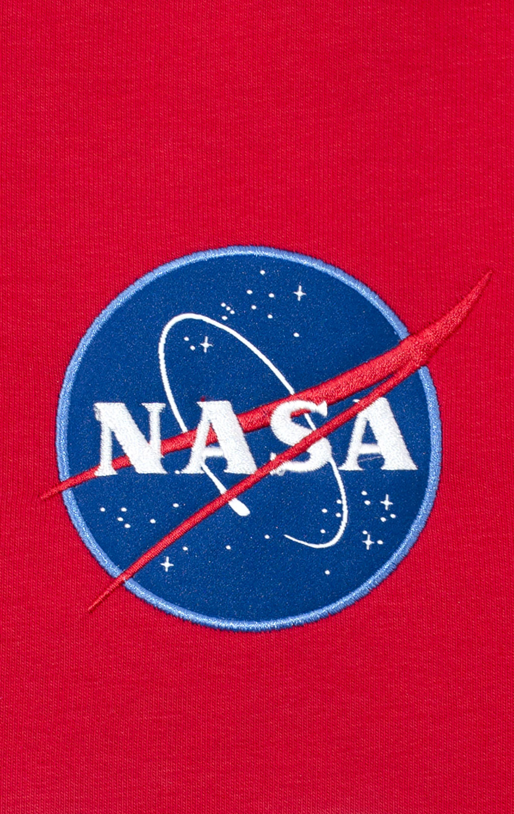 Свитшот ALPHA INDUSTRIES NASA reflective speed red 