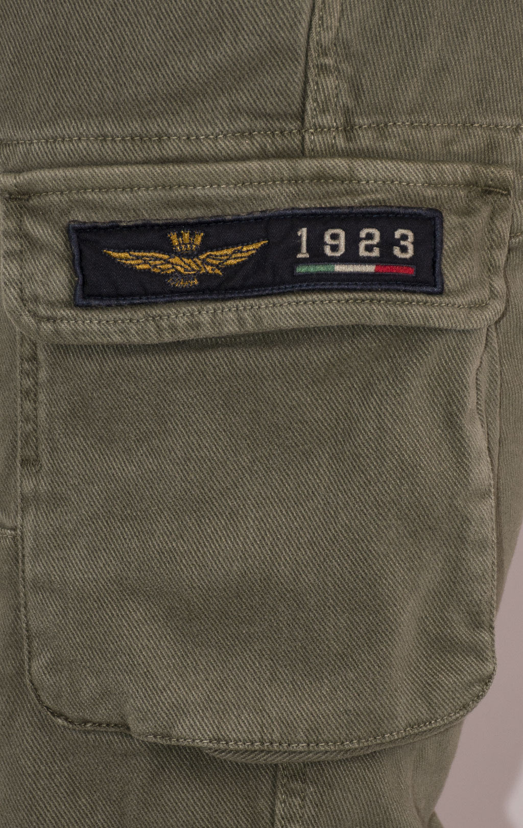 Брюки-карго AERONAUTICA MILITARE плотные FW 24/25/TR dark military green (PA 1613) 