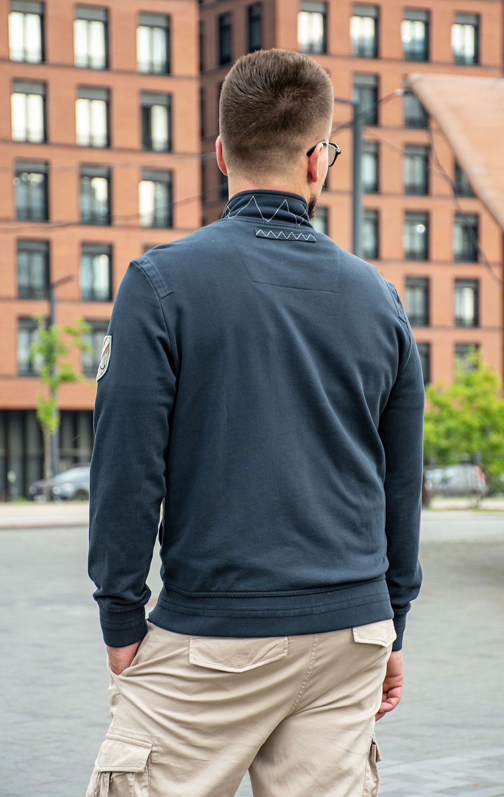 Олимпийка AERONAUTICA MILITARE SS 25 m/TR blue navy (FE 2008) 
