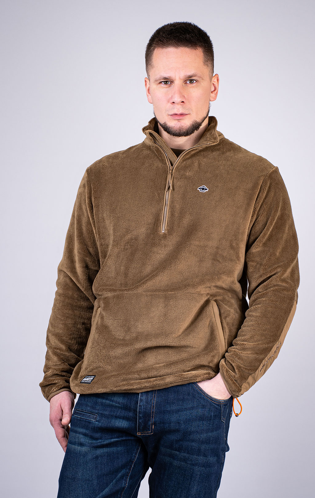 Флис тактический Pentagon 3-й слой GRIZZLY 1/2 ZIP GEN-III coyote 09030 