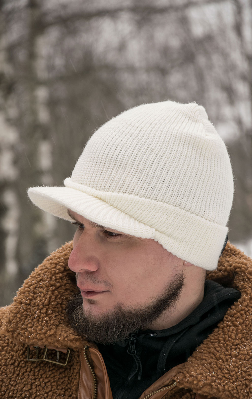 Шапка вязаная Fostex JEEP CAP акрил white 