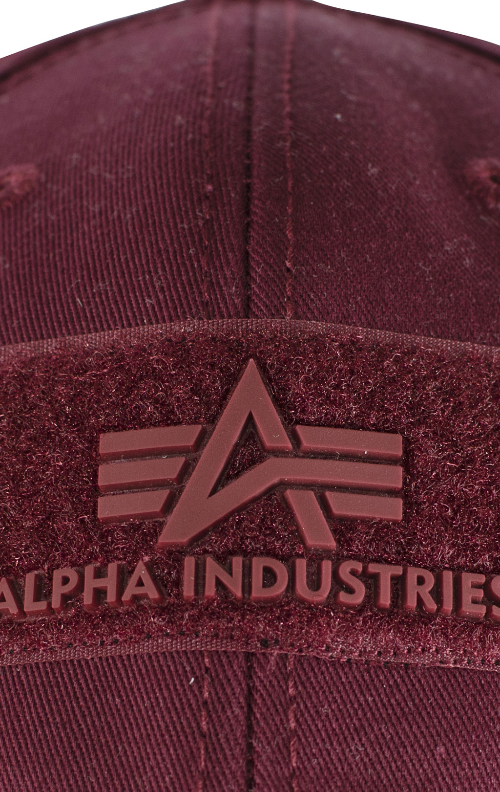 Бейсболка ALPHA INDUSTRIES VELCRO CAP burgundy 