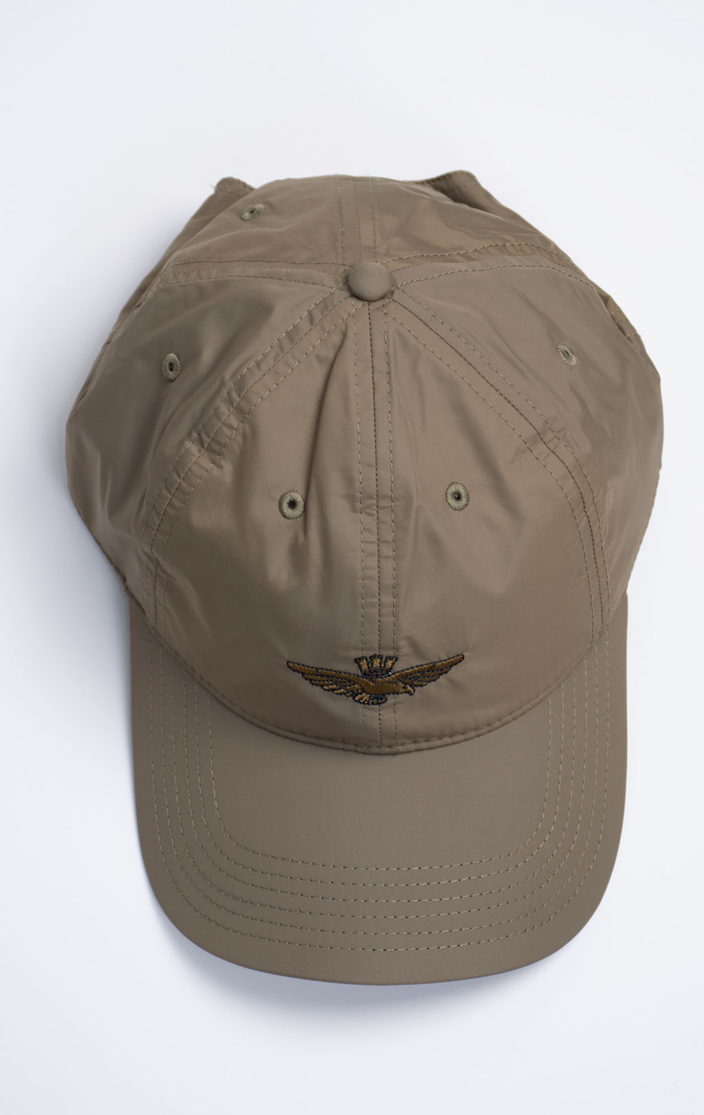 Бейсболка AERONAUTICA MILITARE нейлон/флис FW 26/27/CN mocha (HA 1263) 