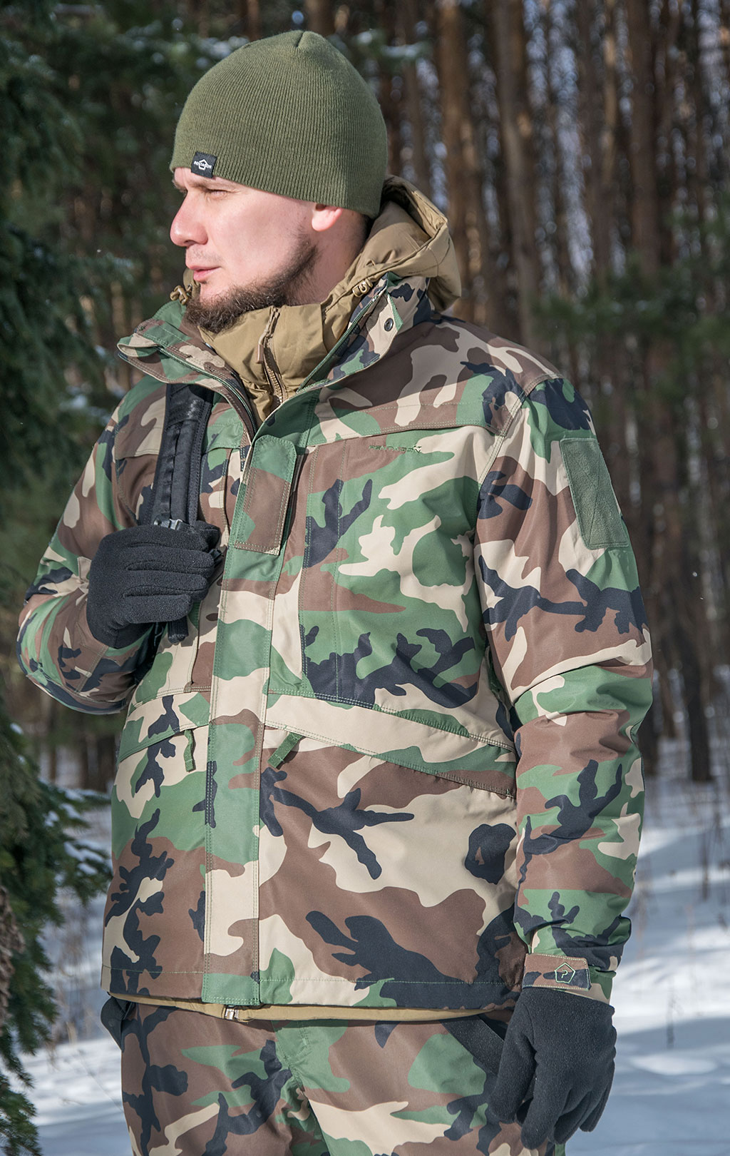 Куртка тактическая Pentagon мембрана HURRICANE MJC® SYSTEM camo woodland 07104 