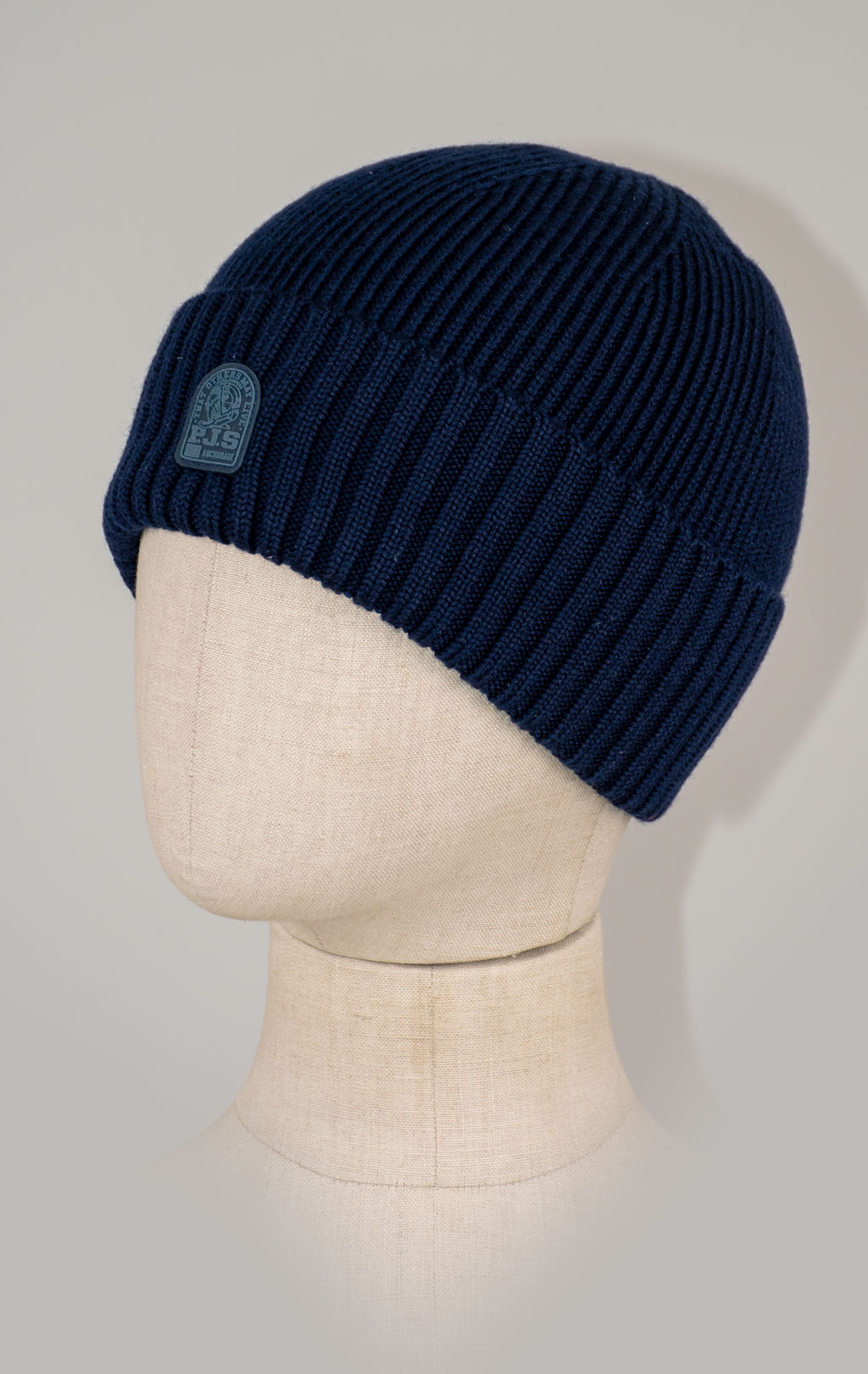 Шапка вязаная PARAJUMPERS PLAIN BEANIE FW 25/26 blue navy 