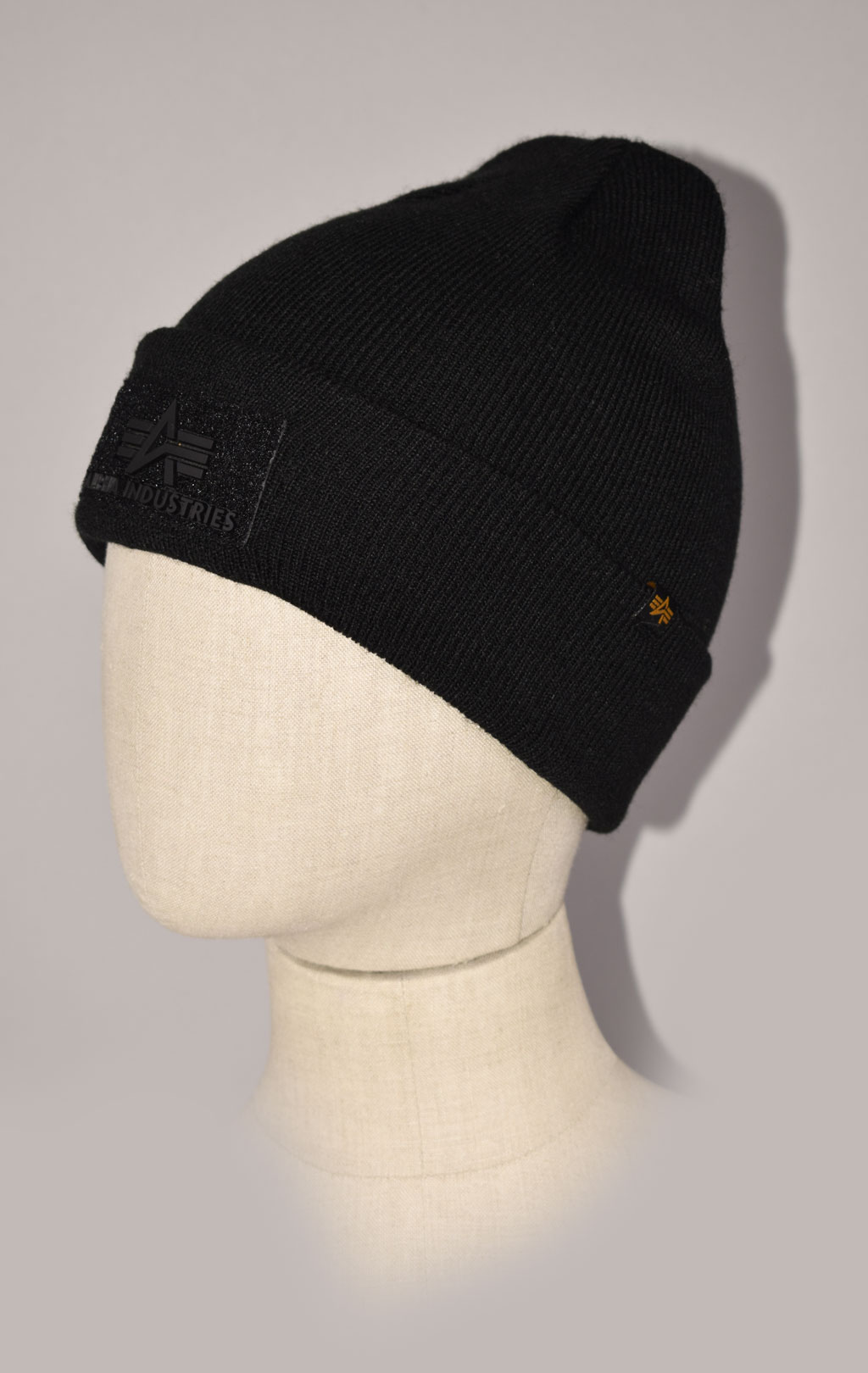 Шапка ALPHA INDUSTRIES VLC BEANIE black 