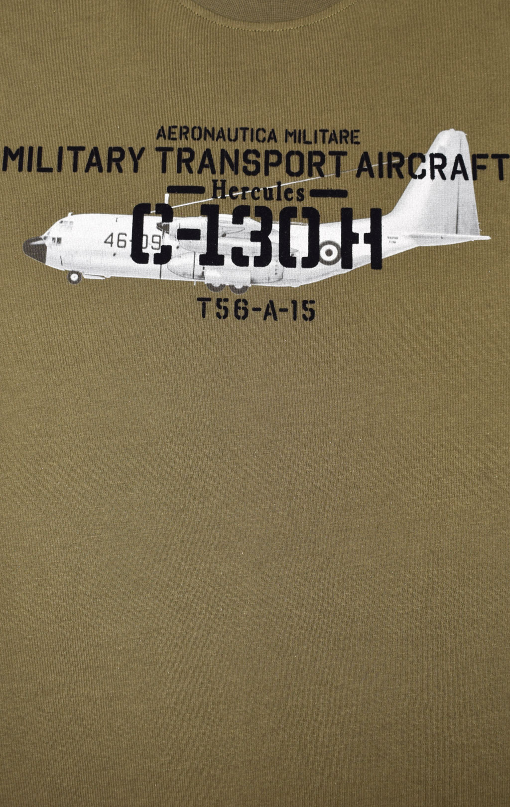 Лонгслив AERONAUTICA MILITARE FW 23/24/TR off green (TS 2132) 