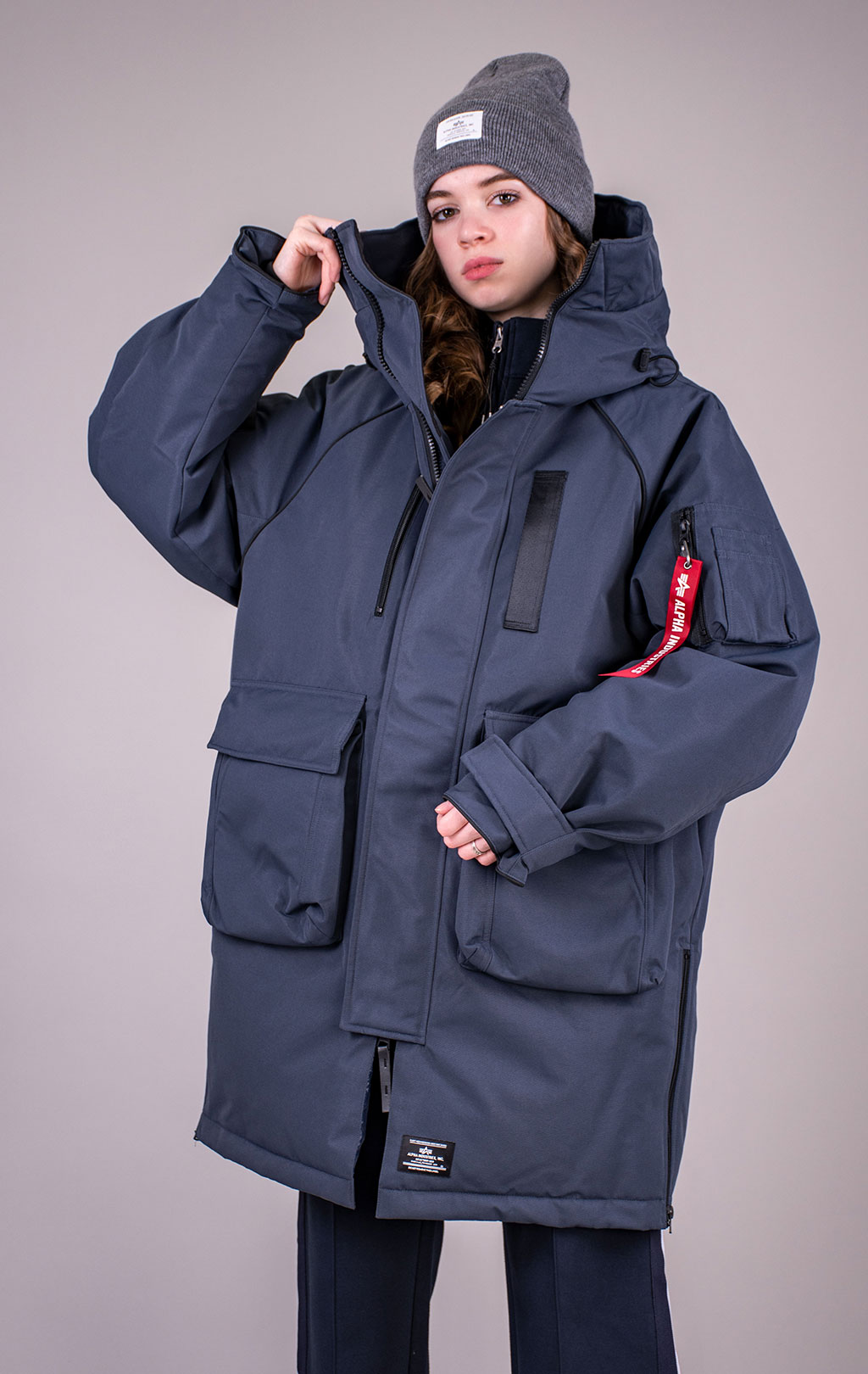 Куртка ALPHA INDUSTRIES SERGEANT PUFFER PARKA FW 25/26 replica blue 