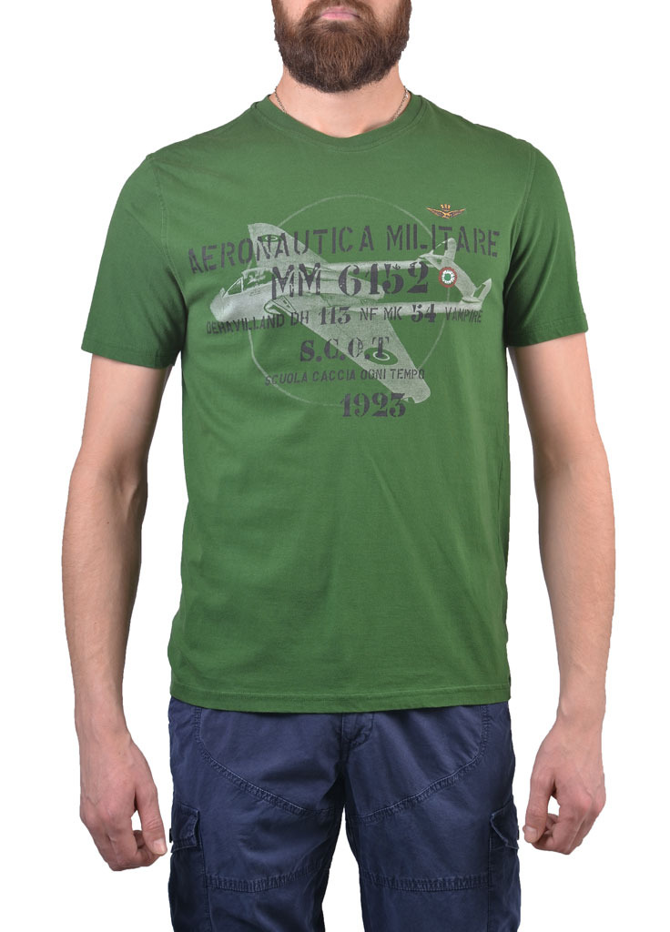 Футболка AERONAUTICA MILITARE verdone (TS1284) 