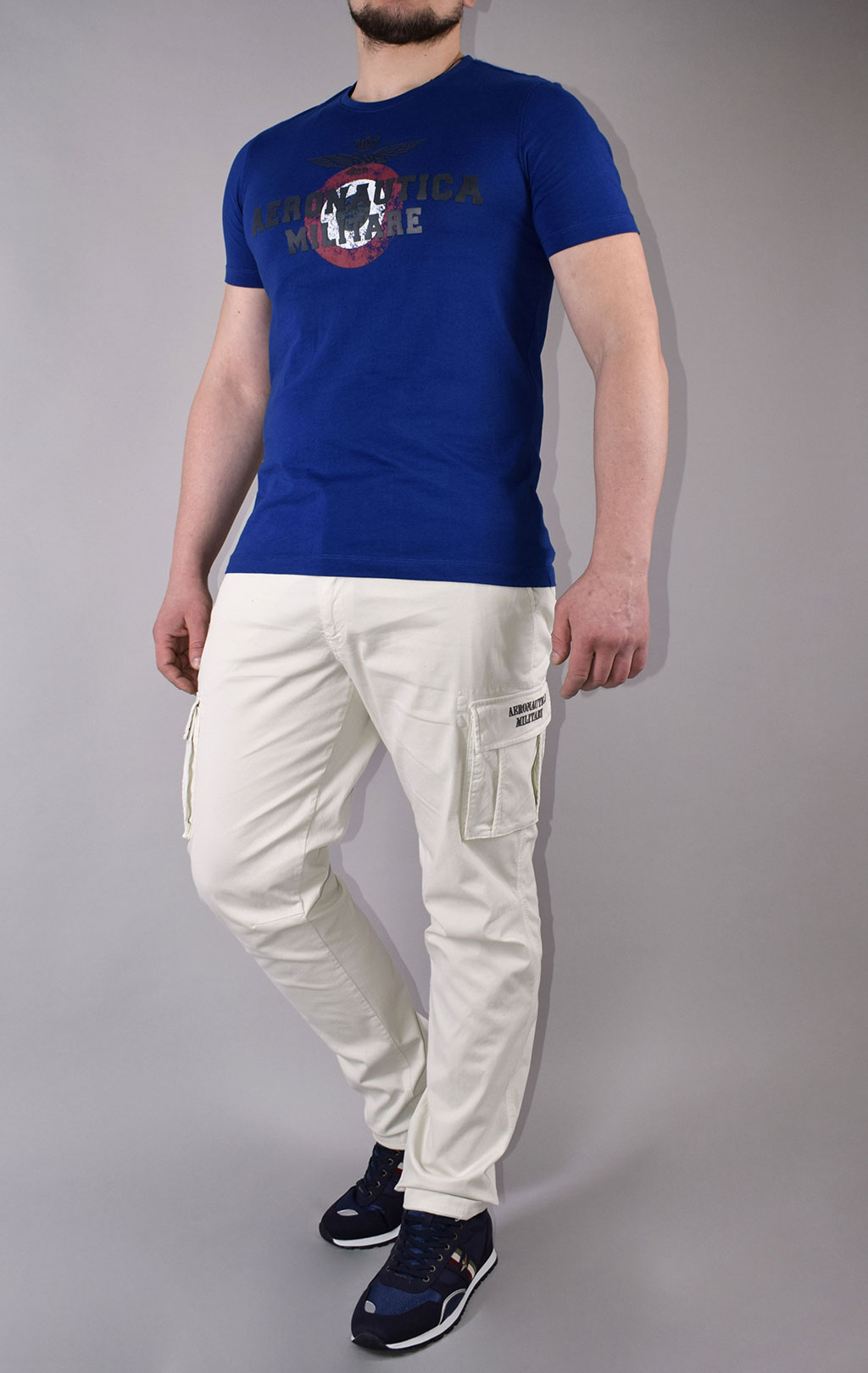 Футболка AERONAUTICA MILITARE SS 21/IN royal (TS 1843) 