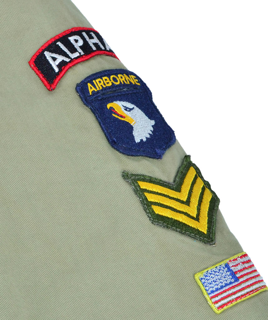 Куртка ALPHA INDUSTRIES VINTAGE CW PATCH M-65 light olive 