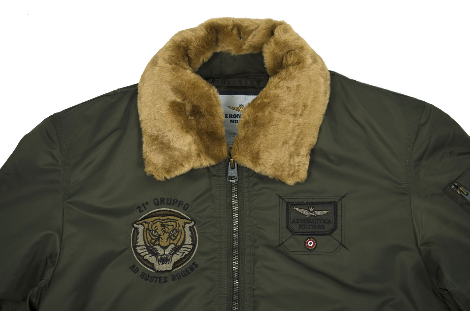 Куртка AERONAUTICA MILITARE verde militare (AB 1480) 