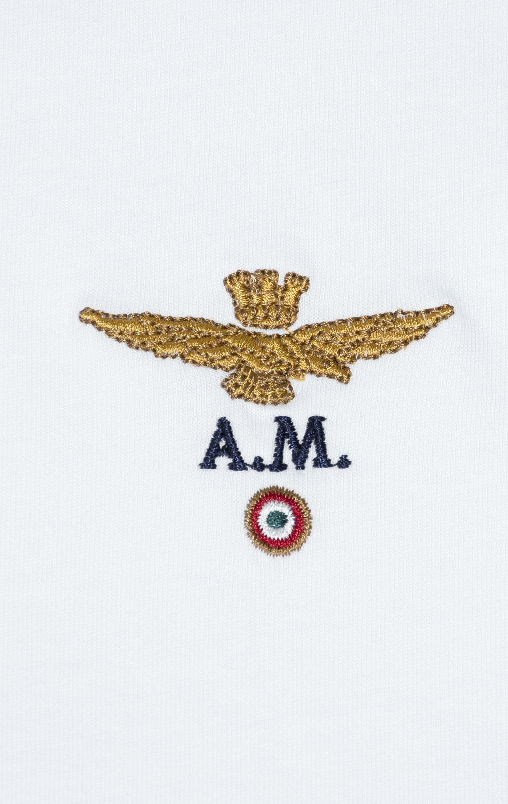 Футболка AERONAUTICA MILITARE SS 25 m/TR off white (TS 1580) 