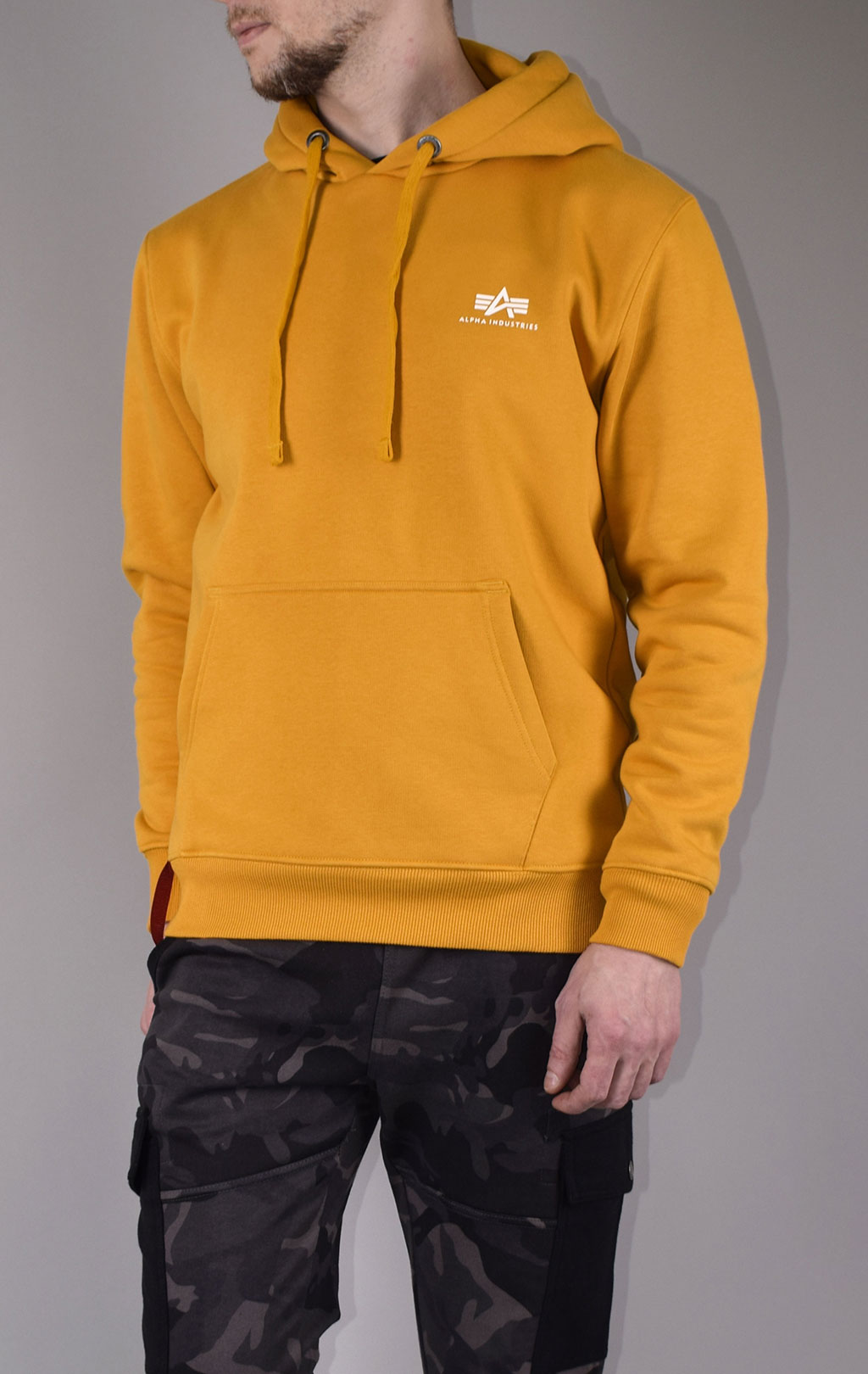 Толстовка ALPHA INDUSTRIES BASIC HOODY SMALL LOGO wheat 