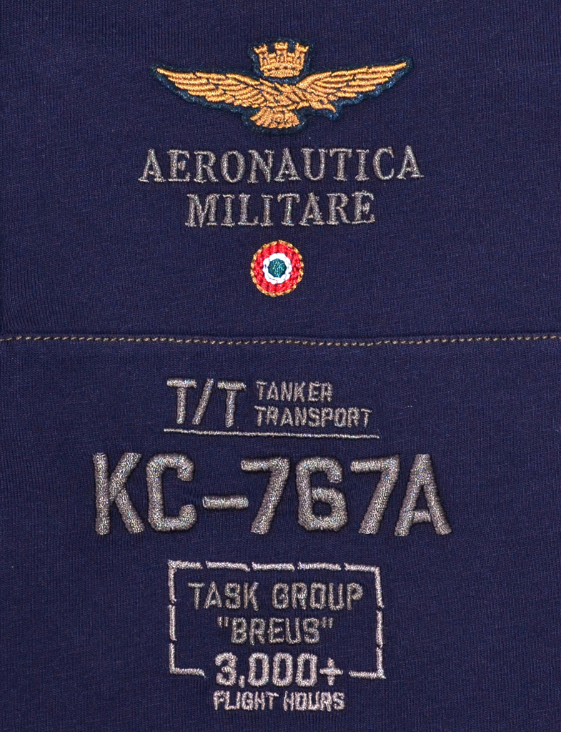 Футболка-поло AERONAUTICA MILITARE blue navy (PO 1206) 