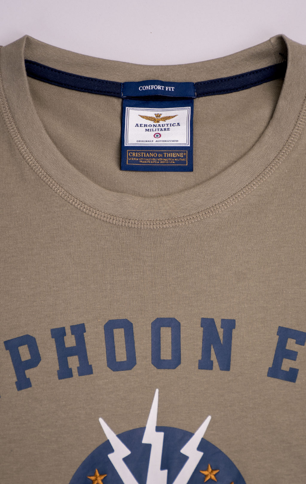 Футболка AERONAUTICA MILITARE SS 26/BD lichen green (TS 2529) 