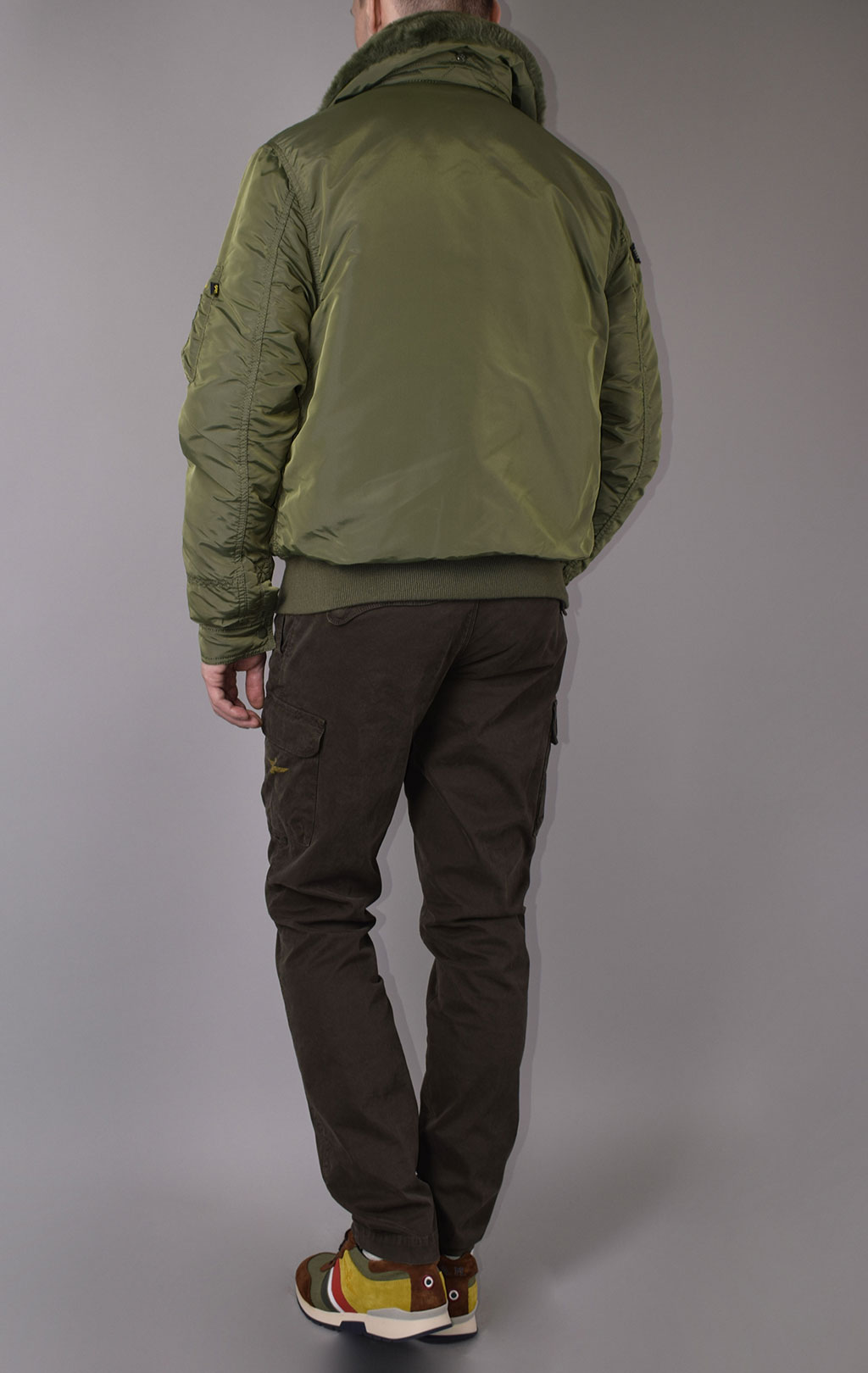 Куртка-пилот ALPHA INDUSTRIES AIR FRAME B-15 sage green 