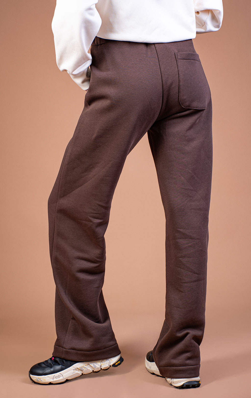 Женские брюки трикотажные AERONAUTICA MILITARE FW 25/26/TR cioccolato (PF 1007) 