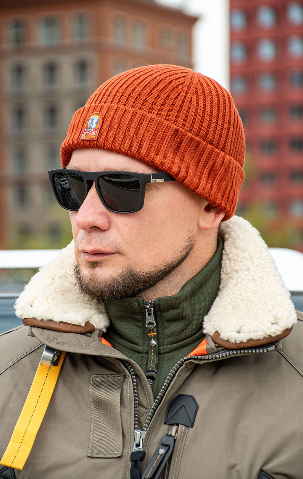 Шапка вязаная PARAJUMPERS MATIO FW 26/27 tandori 