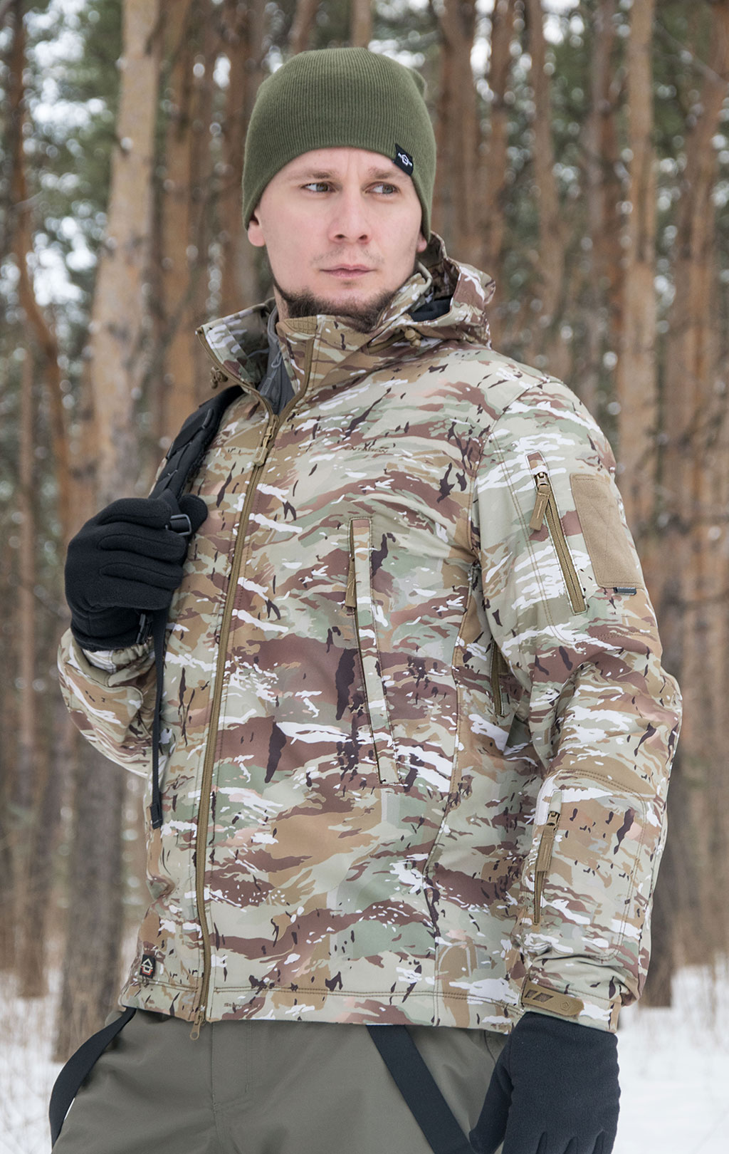 Куртка тактическая softshell Pentagon мембрана ARTAXES Soft Shell camo penta 08011 