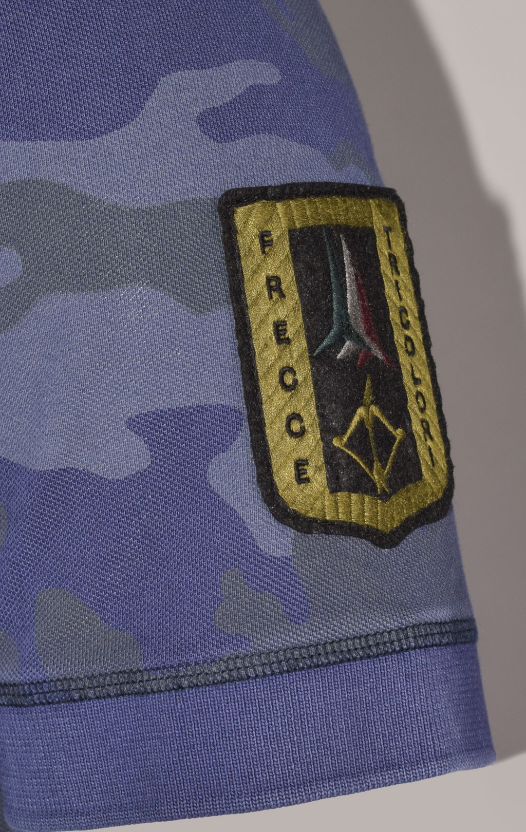 Футболка-поло AERONAUTICA MILITARE SS 23/IN camouflage pilot blue (PO 1674) 