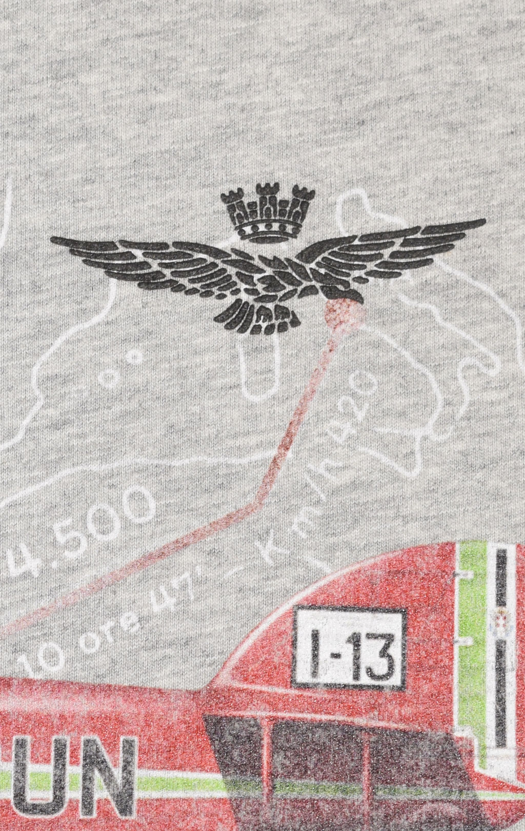 Футболка AERONAUTICA MILITARE SS 23/IT юбилейная в подарочной упаковке grigio melange (TS 2125)