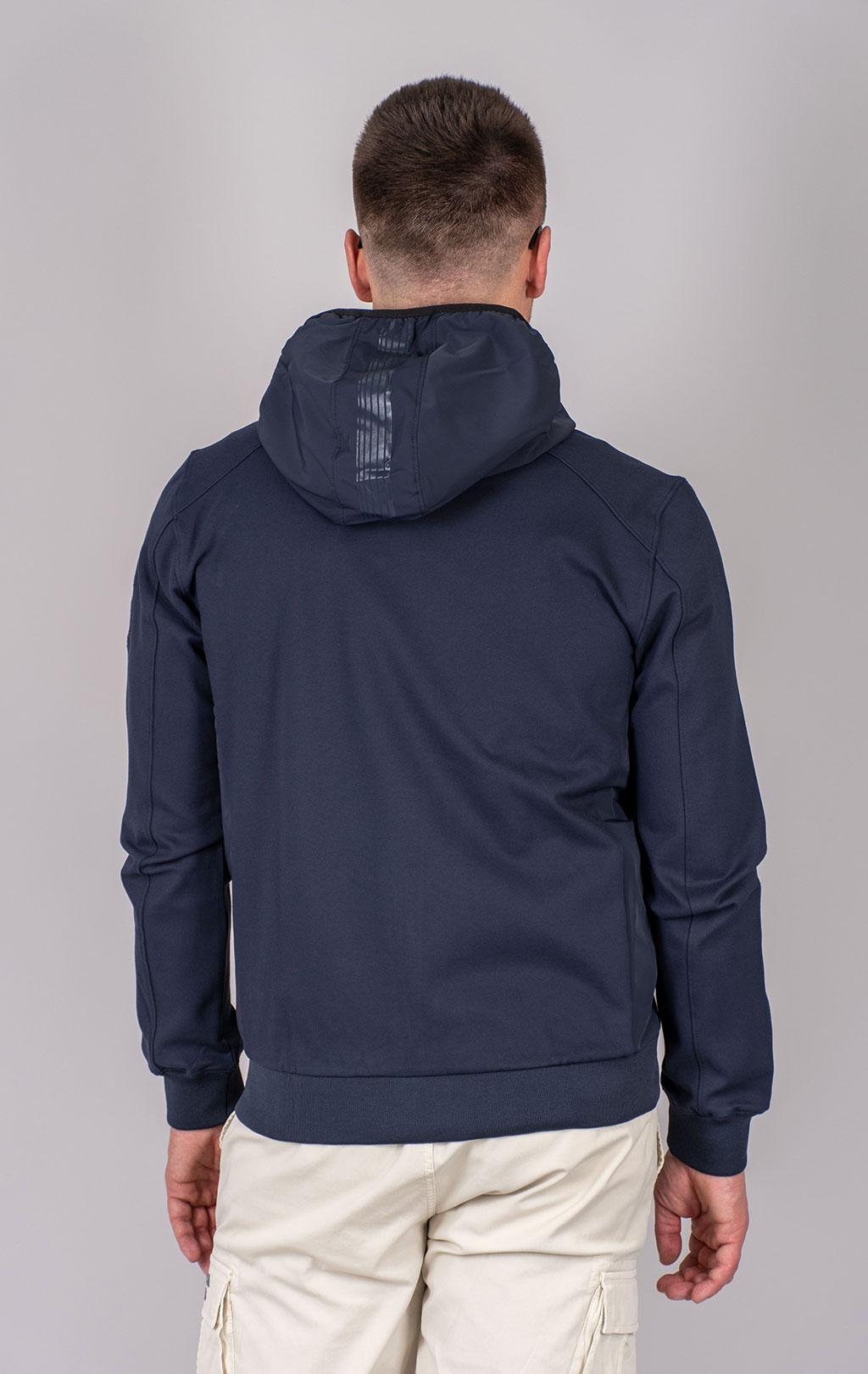 Толстовка с капюшоном AERONAUTICA MILITARE SS 25 m/BD blue navy (AF 497) 