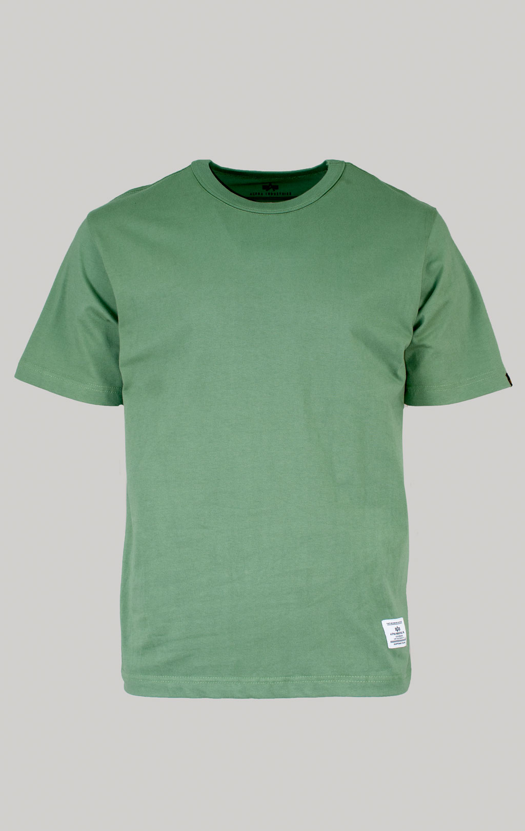 Футболка ALPHA INDUSTRIES ESSENTIAL GEN II TEE плотная FW 25/26 moss 
