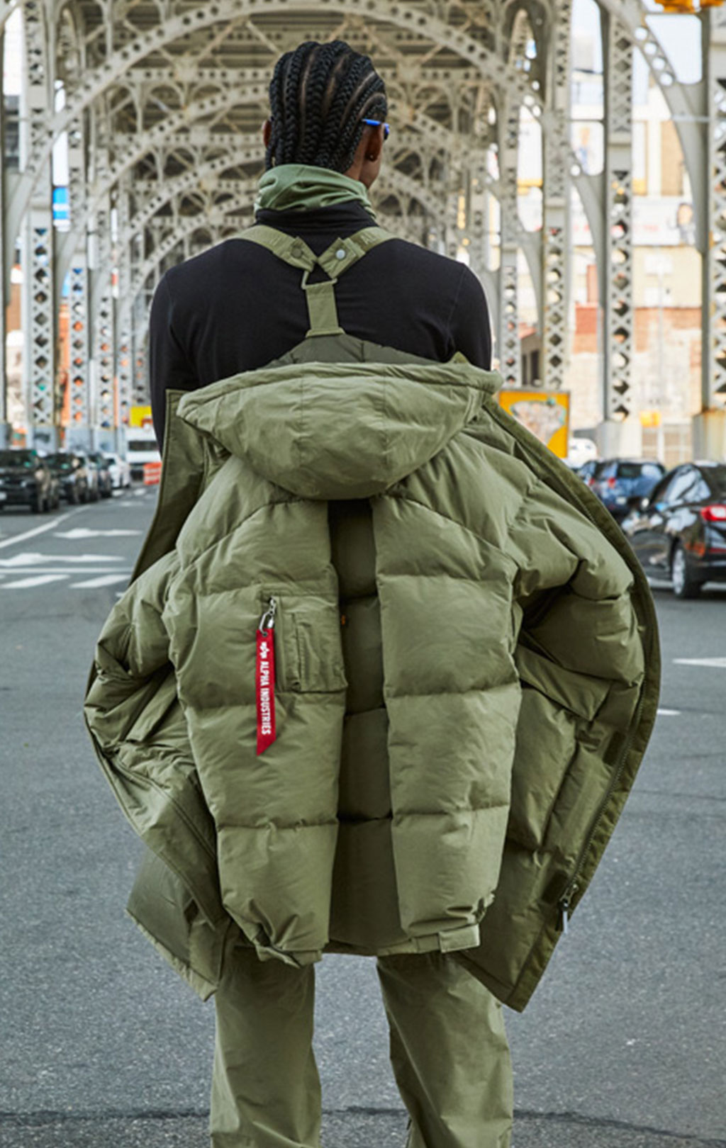 Парка ALPHA INDUSTRIES LONG PUFFER PARKA FW 23/24 m OG-107 green 