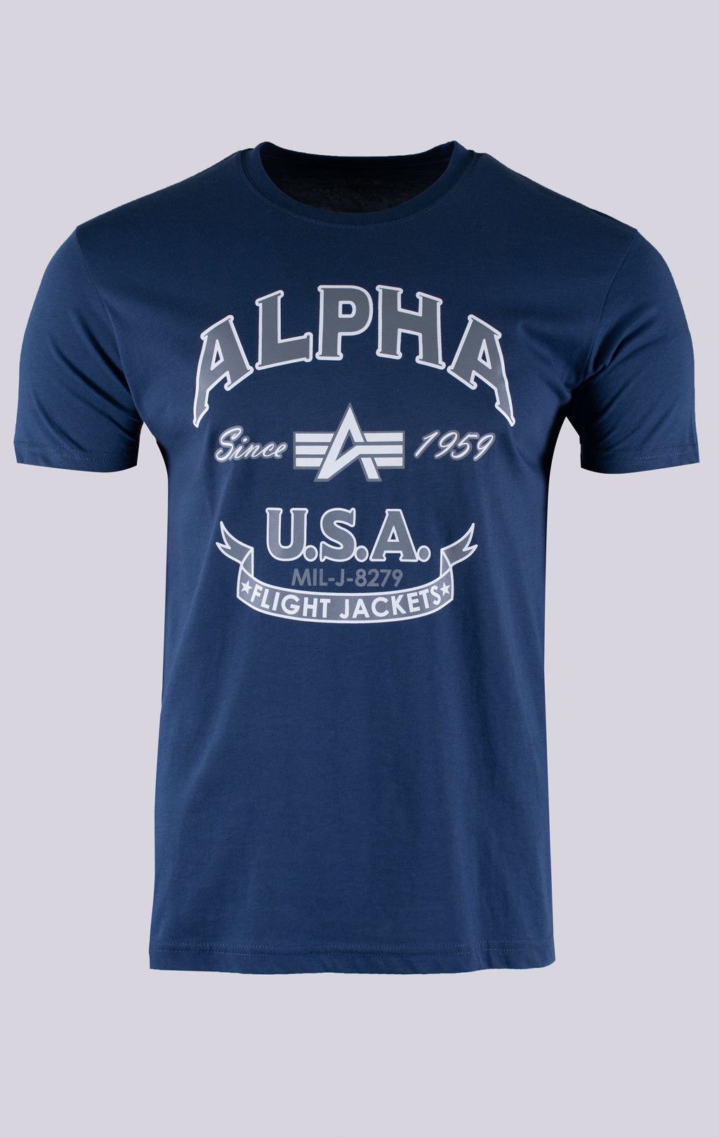 Футболка ALPHA INDUSTRIES ALPHA FJ new navy 