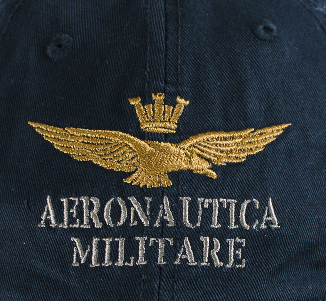 Бейсболка AERONAUTICA MILITARE blue navy (HA 943)