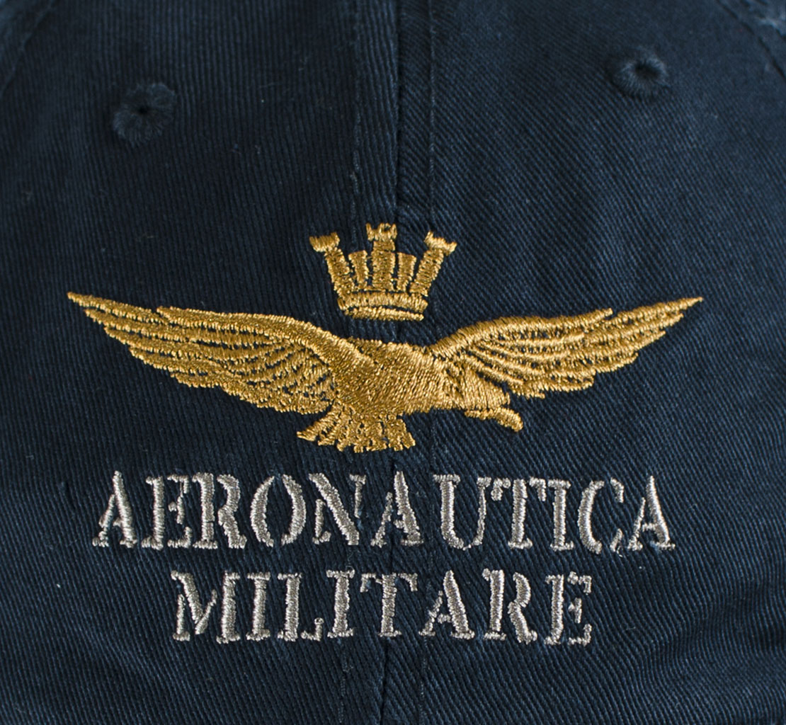 Бейсболка AERONAUTICA MILITARE blue navy (HA 943) 