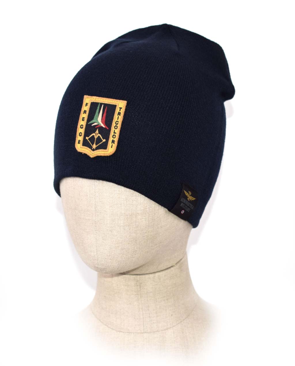 Шапка вязаная AERONAUTICA MILITARE FW 20/21/CZ blue navy (CU 023)